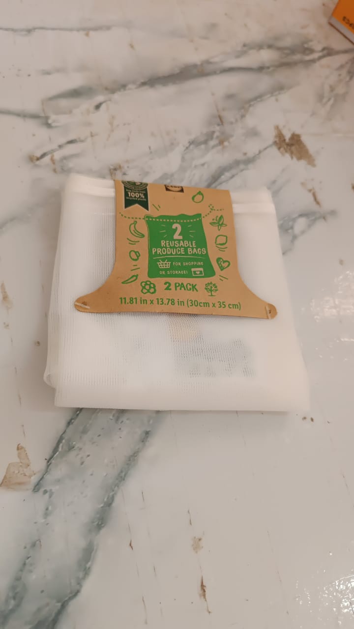 Reusable Mesh Produce Bags (2 Pc) Reusable Mesh Produce Bags (2 Pc)